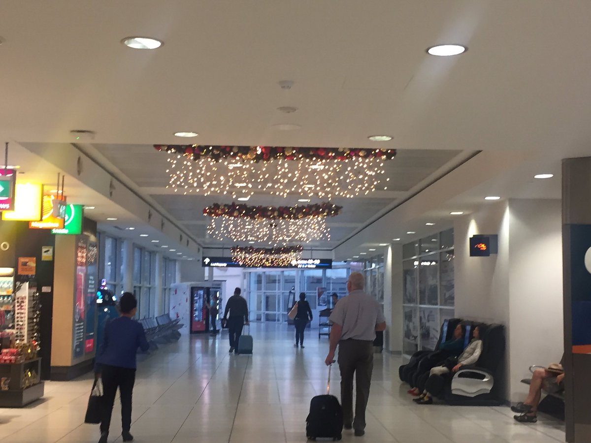 Xmas decorations up already <a href="/SydneyAirport/">Sydney Airport</a>, it gets earlier every year it seems!