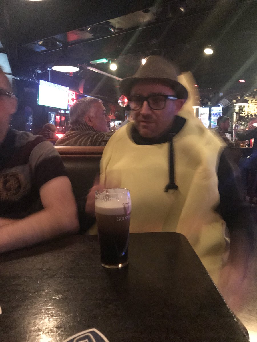 Crabby5's tweet photo. @AdrianEdmondson surely my mate dressed as Eddie on his stag is worth a retweet? #Halloween #ExplodingCarrots https://t.co/yxJLTYi42B