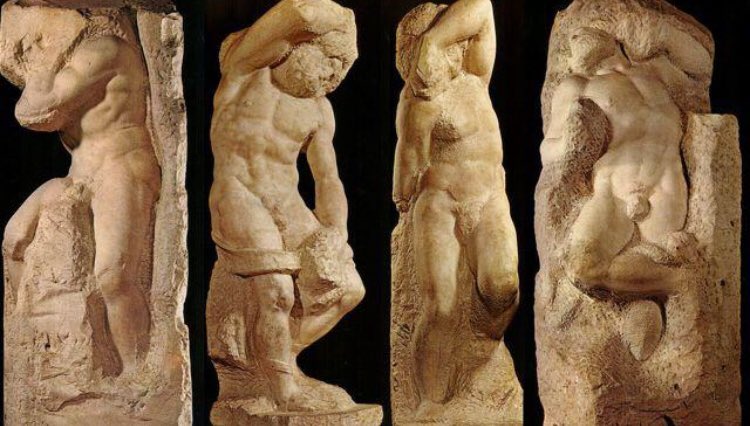 Il non finito... come le nostre vite #Michelangelo #Bellezza #scultura #cultura #Italia