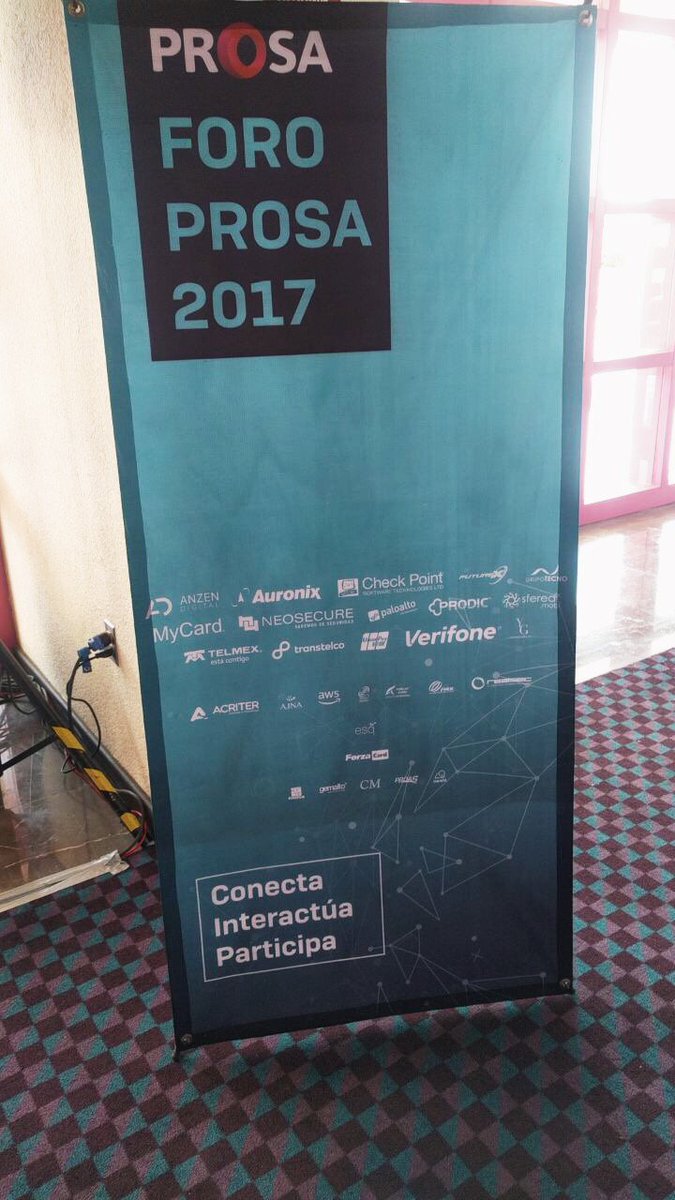BayonetIO's tweet photo. Un éxito #ForoProsa17, espacio sobre innovación tecnológica y medios de pago. ¡Felicidades y gracias por la invitación! @PROSA_Mx https://t.co/SJztdUe3WP