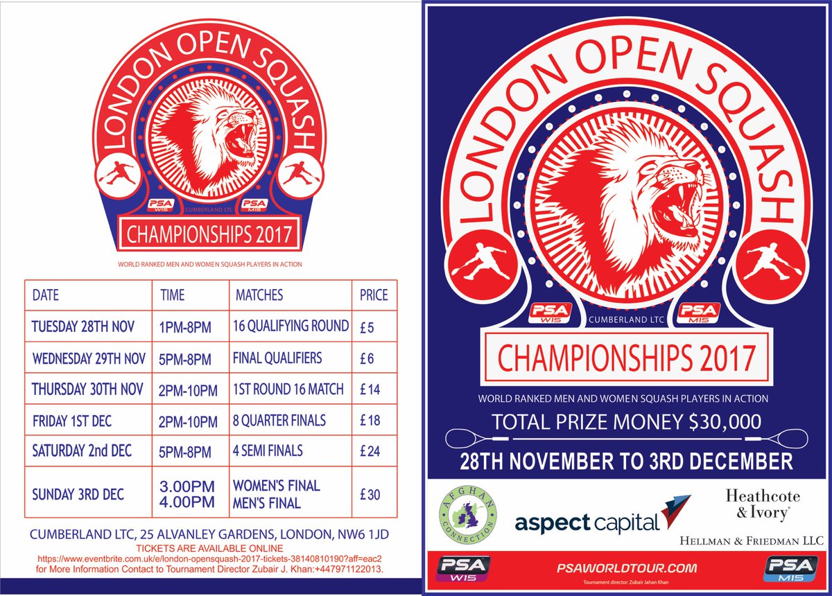 London Open Squash (LOSCHAMPIONSHIP) Twitter