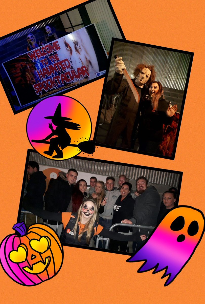 ThisisiRadio's tweet photo. Louise &amp; the iRadio #OpelAdams are getting spooked down @hauntedspook tonight... 💀👻👹👿#HauntedSpooktacular https://t.co/qhKkSqcPk3