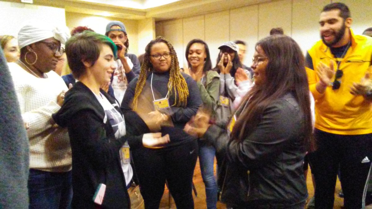 commspeaker's tweet photo. Congrats to Sandra, our rock-paper-scissors champ! #Iexperience https://t.co/ohGVcbc2O1