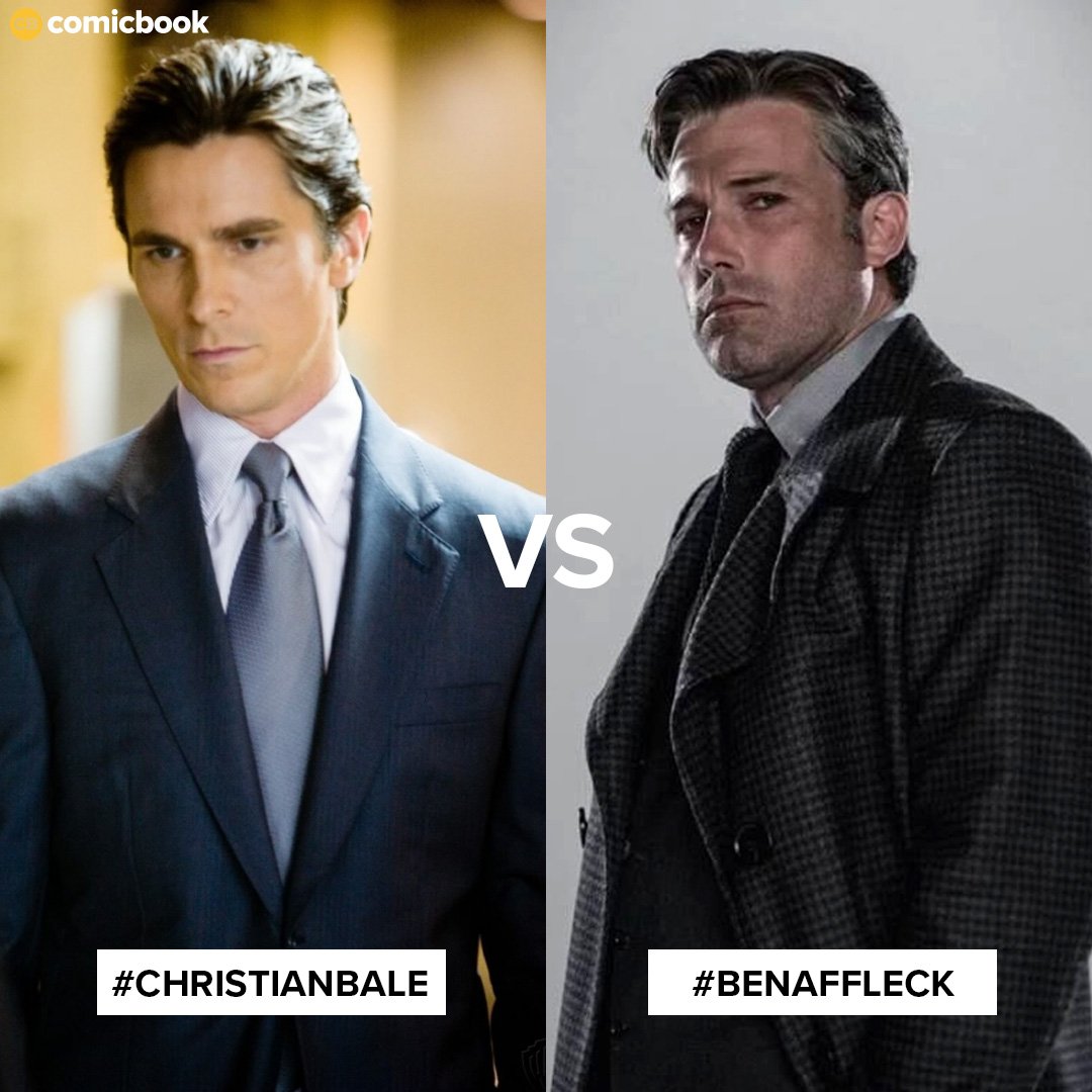 Yesterday was #BATMAN, today is BRUCE WAYNE. Who is the better BRUCE WAYNE? 
RT for #ChristianBale
FAV for #BenAffleck