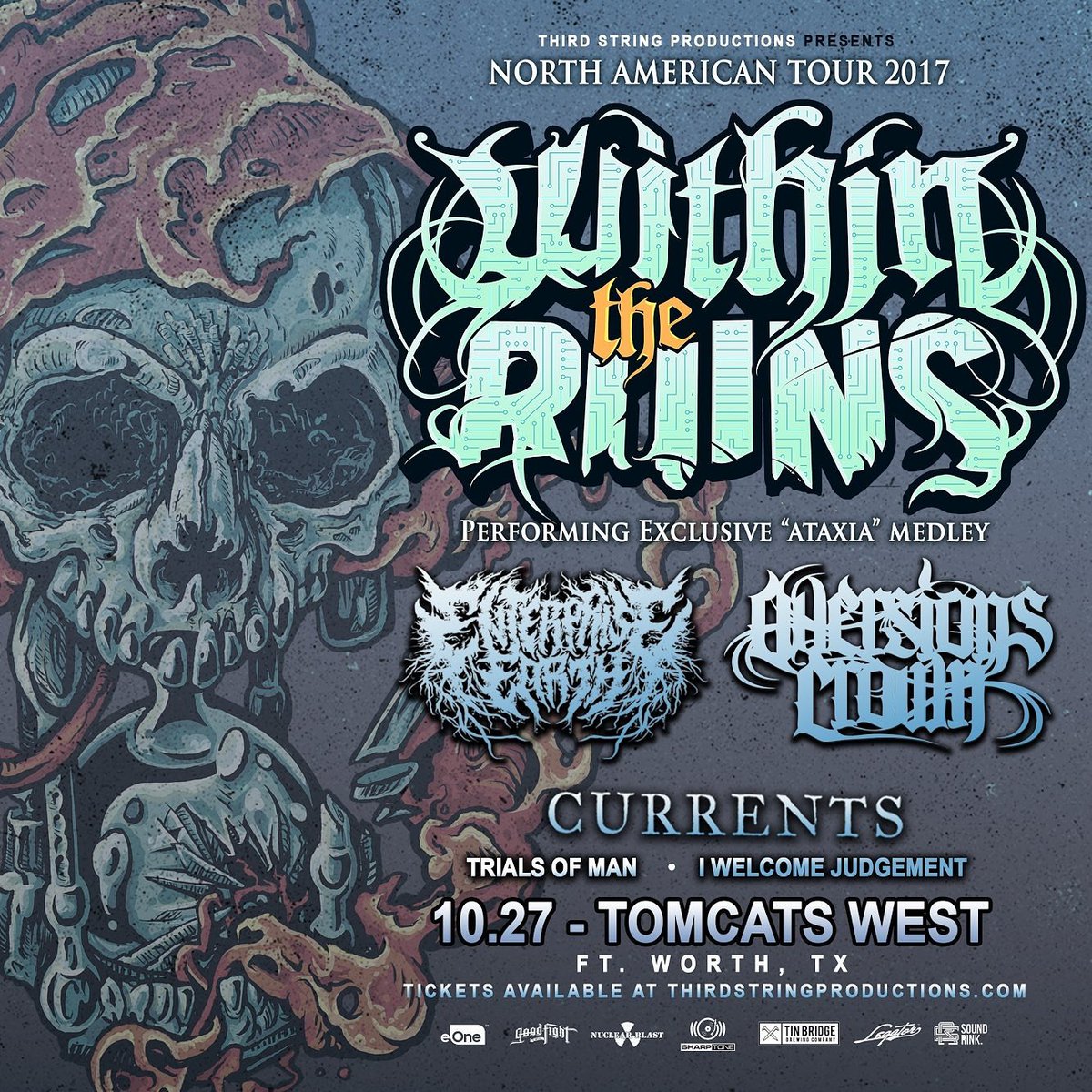 Catch <a href="/withintheruins/">Within the Ruins</a> tonight with <a href="/EnterpriseEarth/">Enterprise Earth</a>, <a href="/Aversions_Crown/">Aversions Crown</a> and more! Don't miss out!
