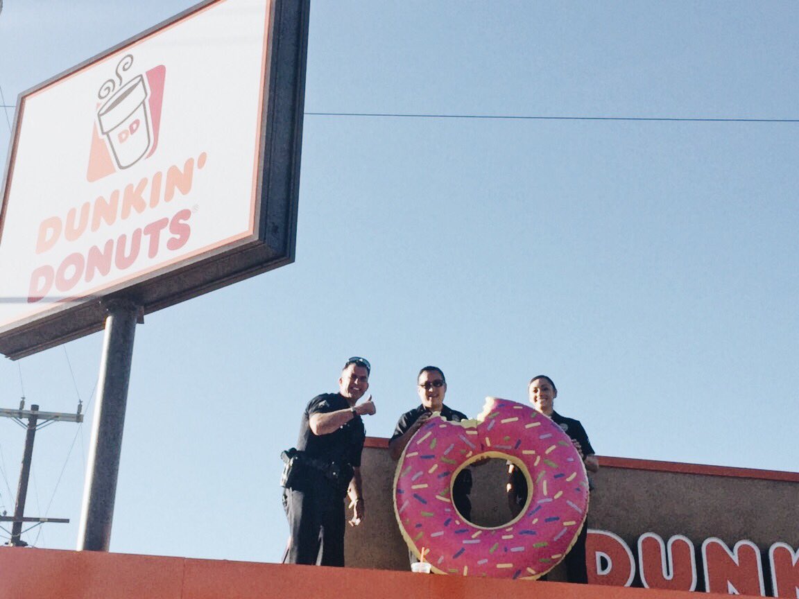 HerbJWesson's tweet photo. We loved seeing our @LAPDOlympic officers raise the roof this morning in #CD10 to support @SOSoCal! https://t.co/2vqCIKAGSj
