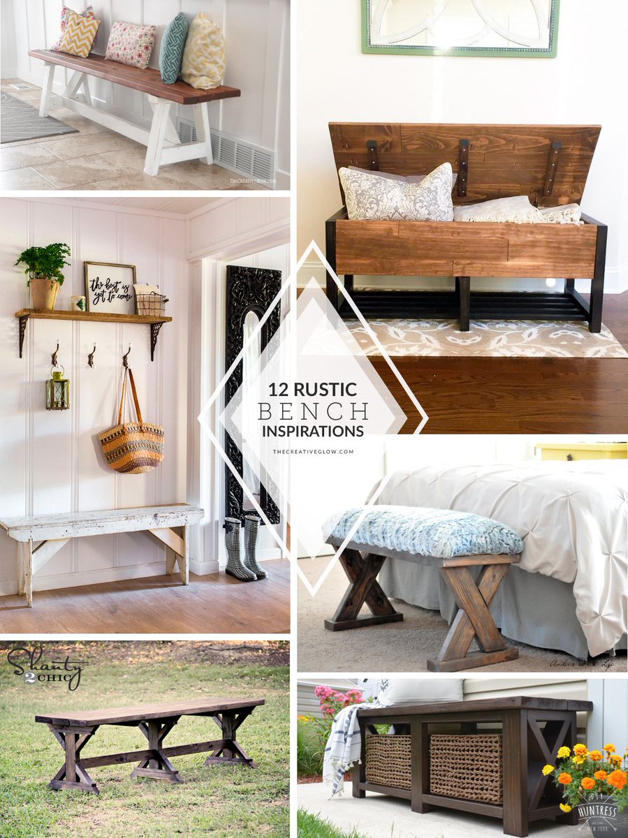 TheCreativeGlow's tweet photo. 12 Rustic Bench Inspirations! My own tutorial to come!!! LINK---> https://t.co/cKjqLK37Ju #Inspirations #HomeDecor #DIY #Blog #Rustic https://t.co/w40esyNXaA