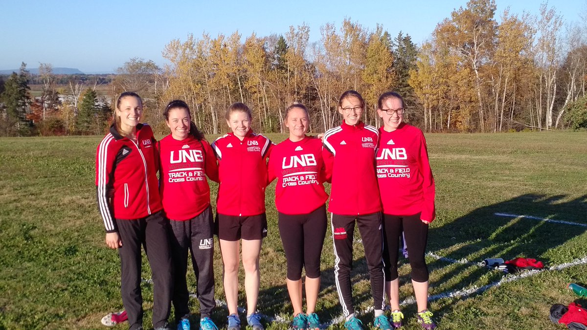 UNBXC's tweet photo. Course recon for AUS Champs tomorrow! Let's go @VarsityReds @UNBTrack! #IamVRed https://t.co/d1ltYQtoZE