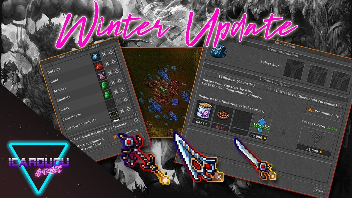 TibiaBR's tweet photo. Resumo Winter Update 2017 https://t.co/IFkh7bycmN #Teaser #Tibia11 #WinterUpdate2017 https://t.co/JOvRIobFPe