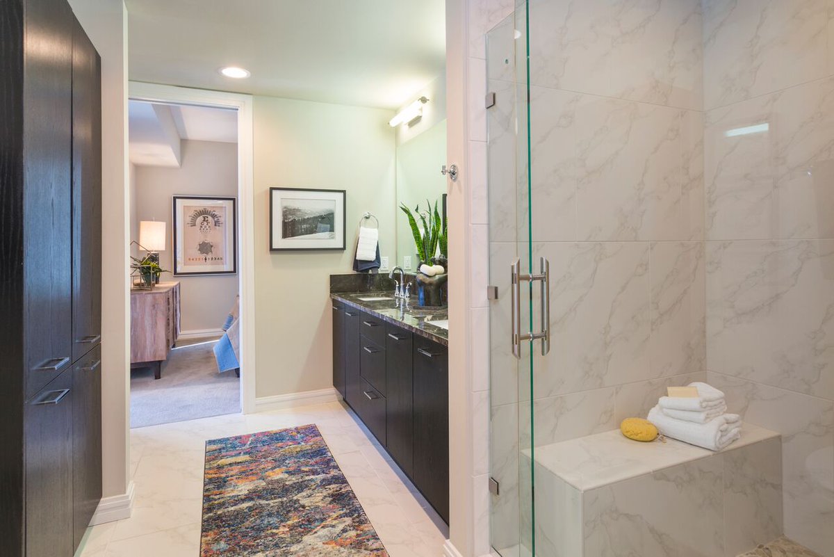 Enjoy some every day R&amp;R with a luxurious spa shower. #SoarWithTheConfluence

theconfluencedenver.com