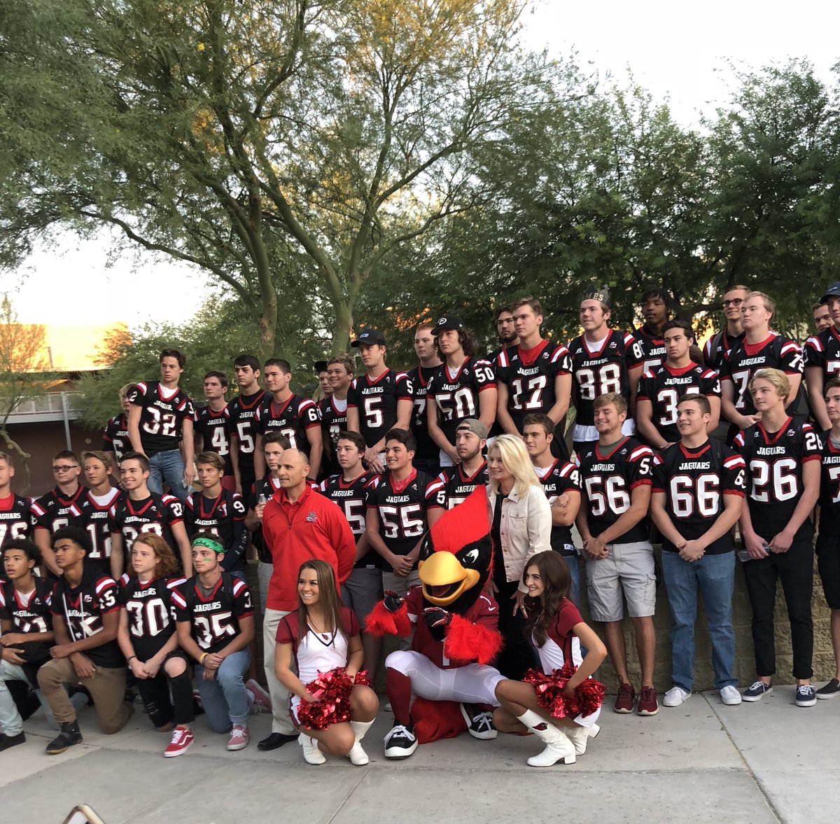 BCJagsFootball's tweet photo. What a Great Morning to be a Jaguar!! Letβs go BC!! #beatDM https://t.co/7ZZqtWDZTE