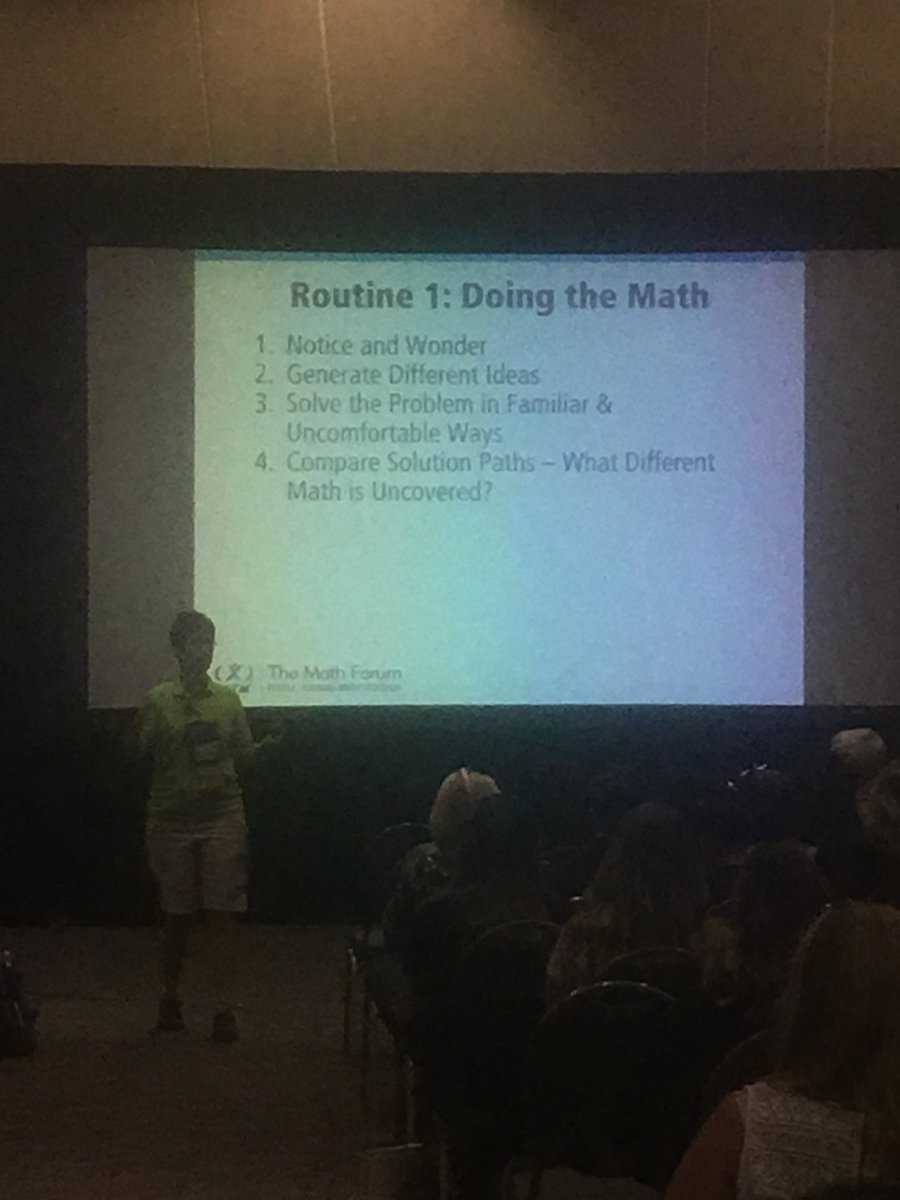 <a href="/MFAnnie/">Annie Fetter</a> engaging math teachers and leaders around #mathroutines <a href="/CAMathCouncil/">CMC - CA MathCouncil</a> #cmcmath