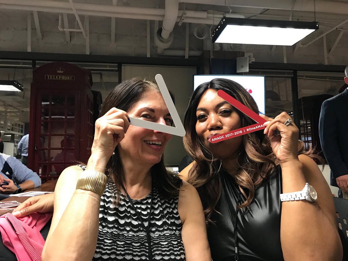 AMADC's tweet photo. Share how AMADC helps make you a GREATER marketer! Show your signs w/ #OneAMADC until 11/1 for a chance to win FREE registration to an event https://t.co/Uj3urBesH2