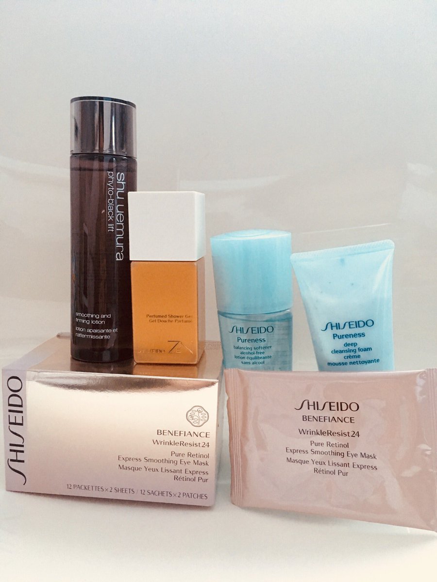 twatterisms's tweet image. @feelunique #UniqueRitual Some of my favourite @Shiseido_UK products