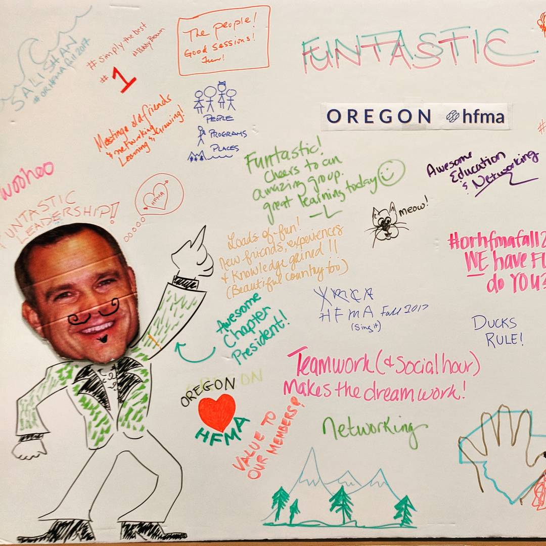 OregonHFMA's tweet photo. Thursday night's networking activity - "What does Oregon HFMA mean to you?" ๐จ๐๏ธ
#ORHFMAfall2017 #FUNtastic https://t.co/cZxcXWcA5A