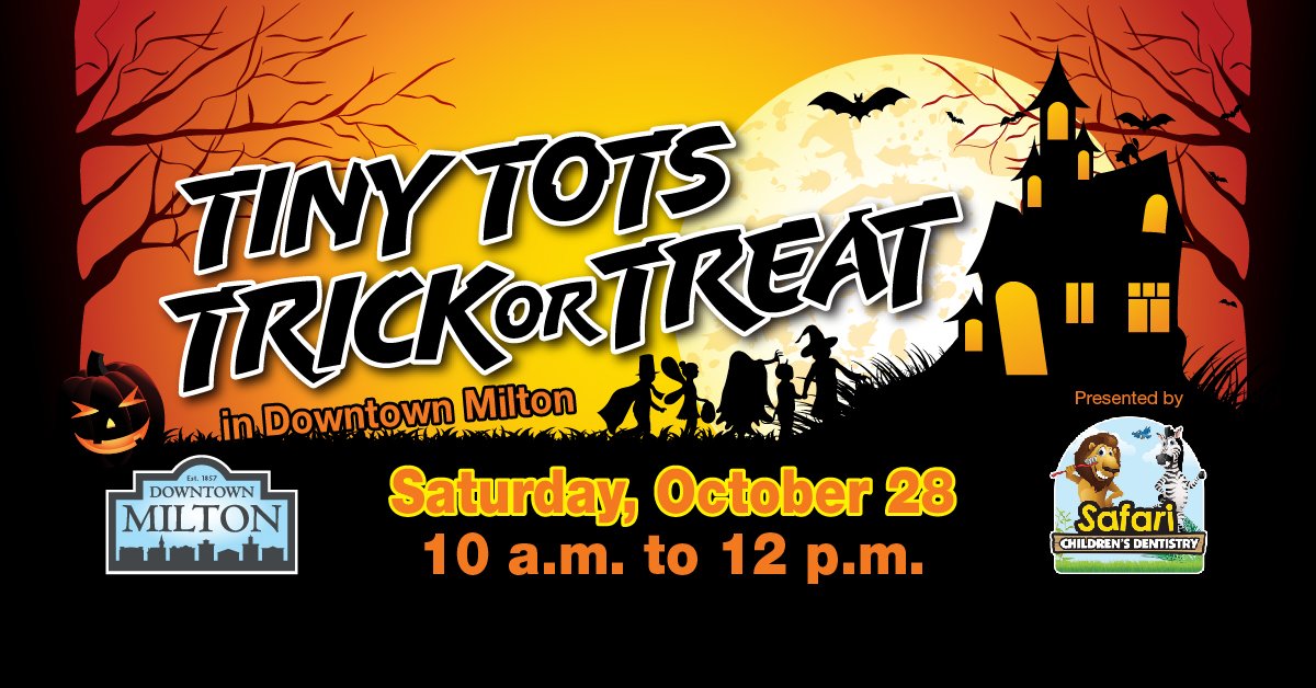 MiltonDowntown's tweet image. Trick or Treat bags $5 each with proceeds going to the Milton District Hospital Foundation. Contact Pat pcluett@haltonhealthcare.com