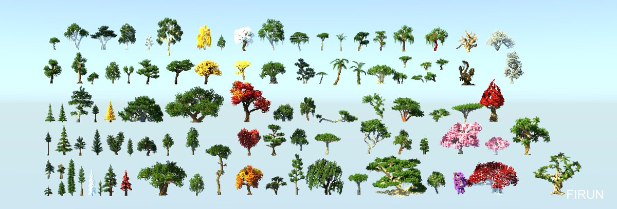 Glad to show you 100 more trees I made in summer
Render: <a href="/Firun_Brand/">Firun</a> 
better quality/pmc: goo.gl/o4SKJu
Built on <a href="/BuildersRefuge/">Builder's Refuge</a>