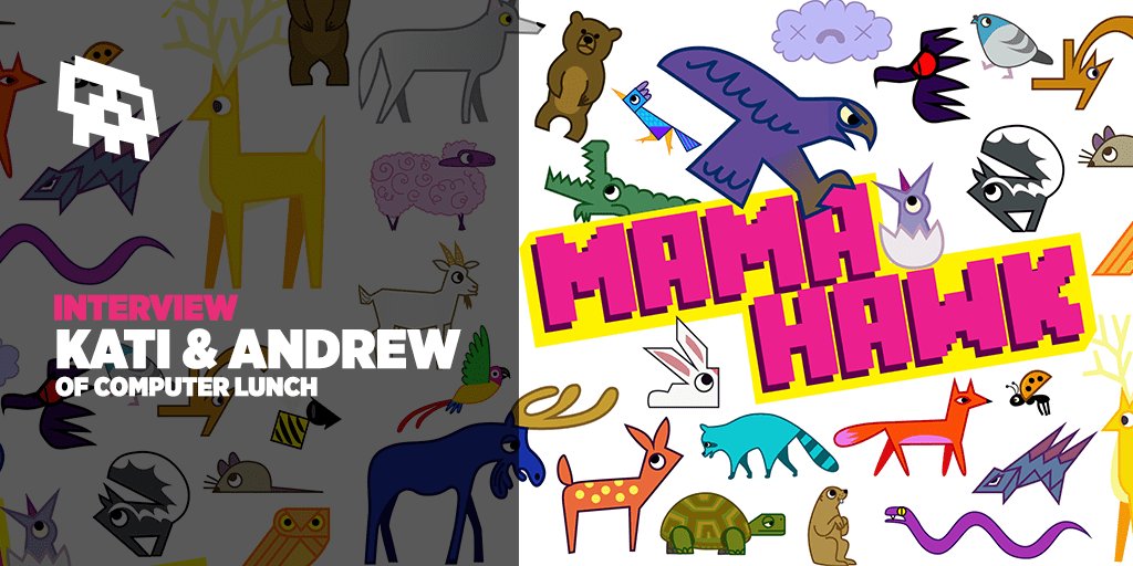 IndieHangover's tweet image. #indiedev Interview: Kati &amp;amp; Andrew of @ComputerLunch talking #MamaHawk #indiegame indiehangover.com/interview-kati…