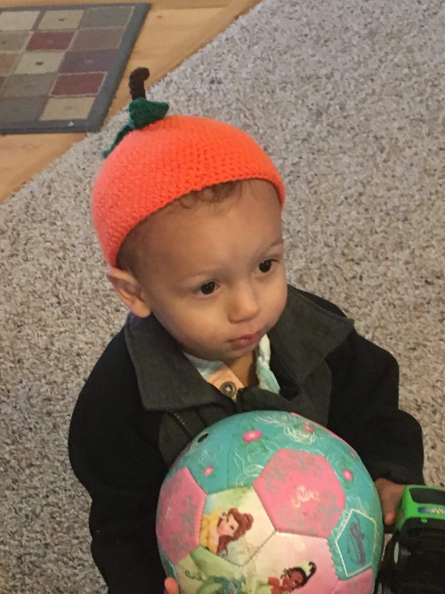 RedHeadedFinn's tweet photo. My little pumpkinhead https://t.co/ybsU4RFDfV