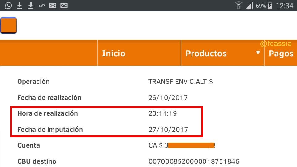 fcassia's tweet photo. Probamos recarga de #tarjeta #Ualá #Mastercard usando método rápido de #CBUAlias al #CBU #Alias uala.recarga
=> 15hs 42m #OK
cc/@pbarbieri https://t.co/q2okxy698I