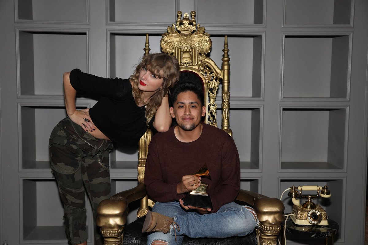 Taylor and I look like we’re about to drop the hottest mixtape of 2017.