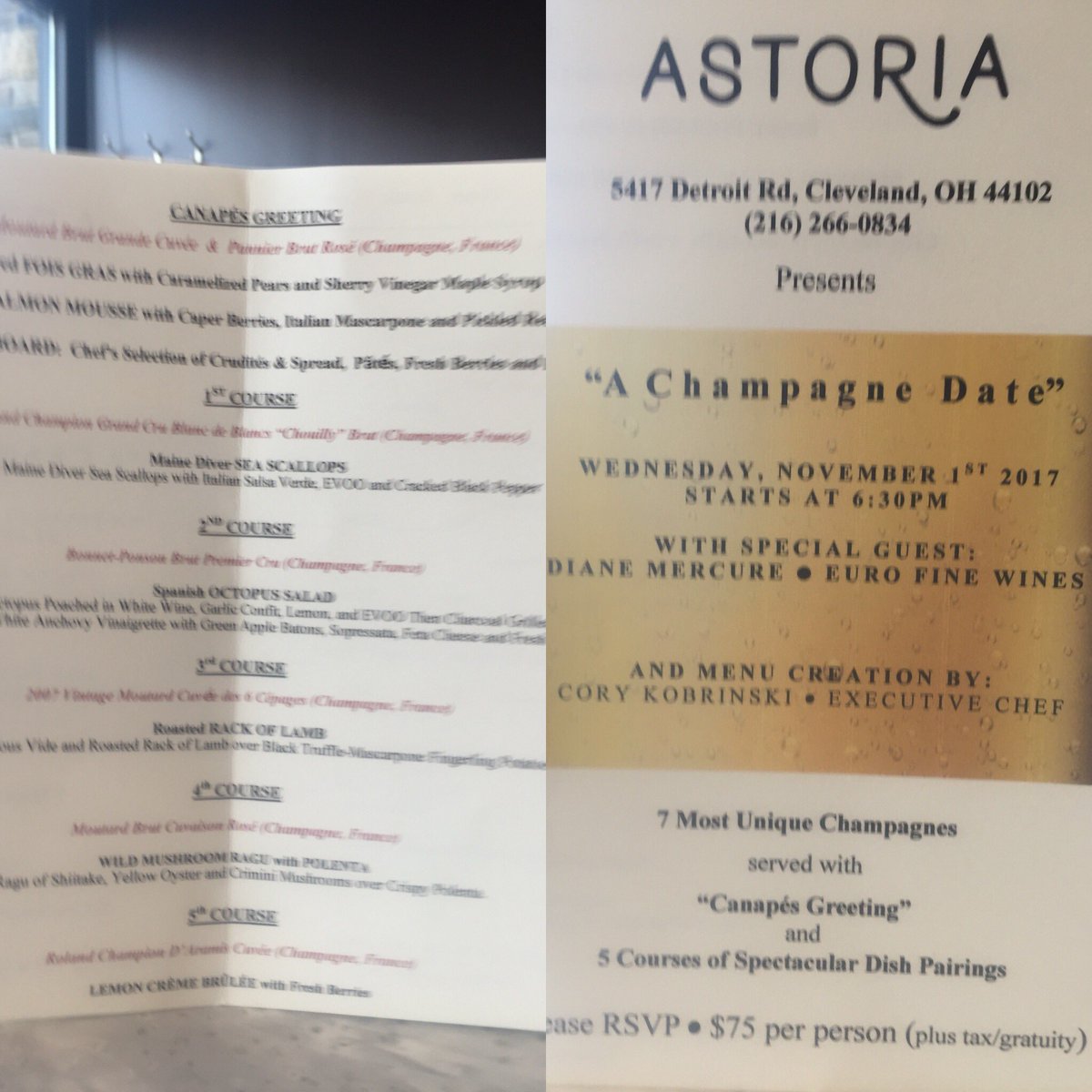 AgoraFoodInt's tweet photo. Celebrate opening of Cleveland independent Restaurant week w/us #restaurant #detroitshoreway Gordonsquare #wine #bubbles #eurofinewines #fun https://t.co/ov7iOLRDzH