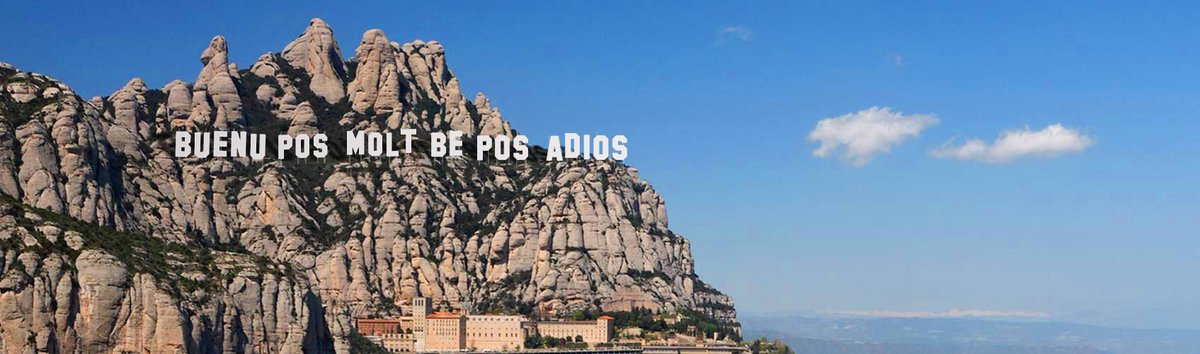 TraperoFansClub's tweet photo. #BuenoPuesMoltBéPuesAdiós https://t.co/YxlJKj5oeh