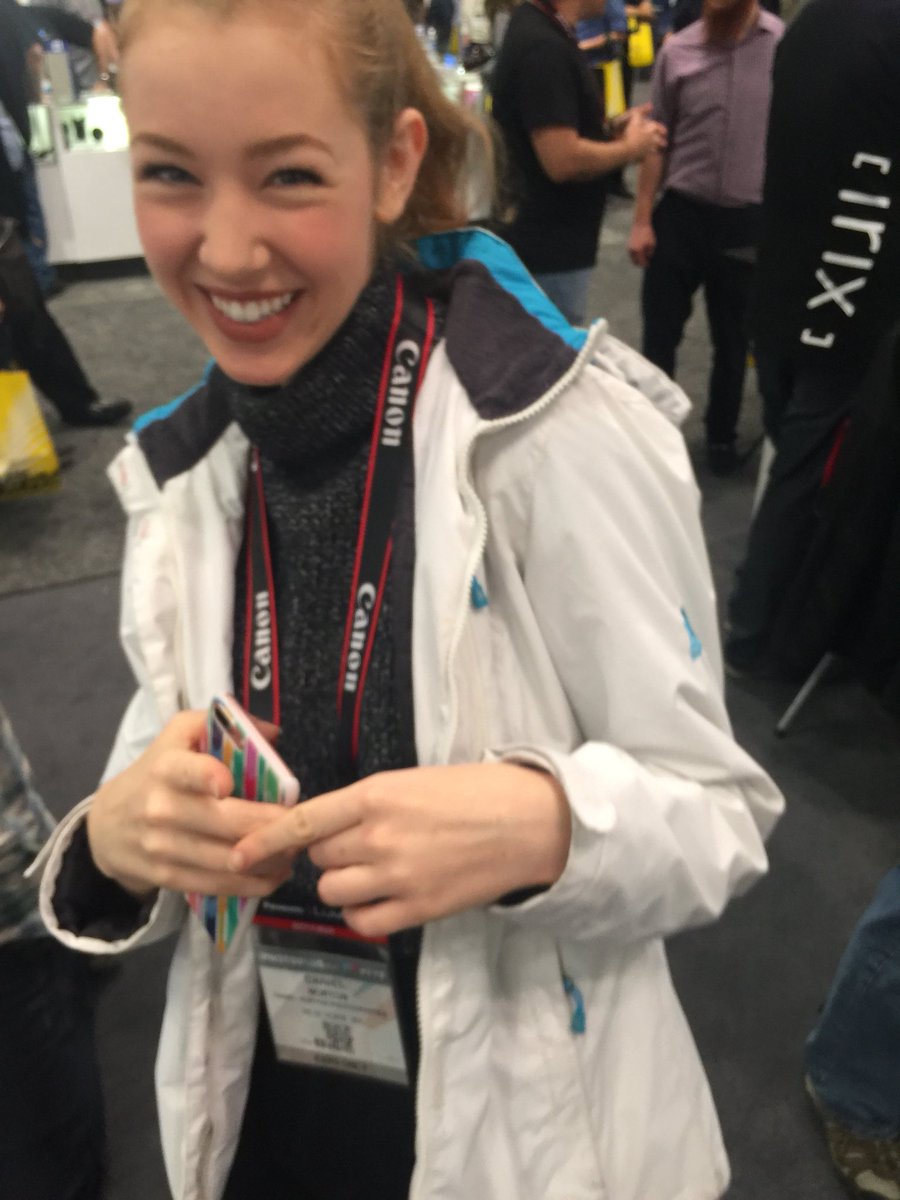 adorama's tweet photo. Hanging out at the @Irix_Lens booth #PPE2017 with @ropermarisa https://t.co/4aWe9svRzN