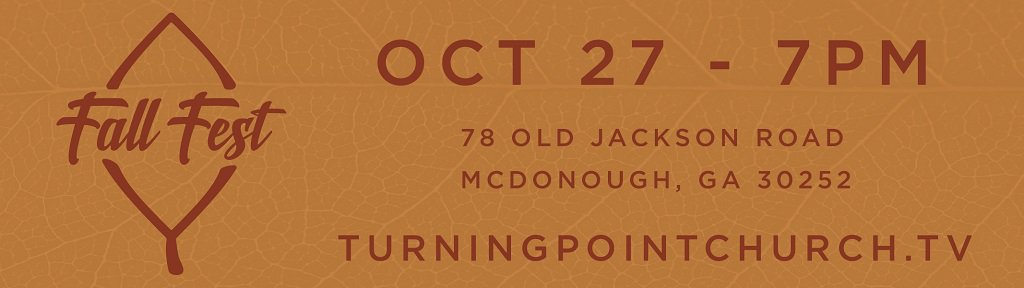 Join <a href="/turn4good/">Turning Point Church</a> TONIGHT at their annual Fall Festival. Invite your friends and family for this fun night! ow.ly/3SAo30fUzVI #festival