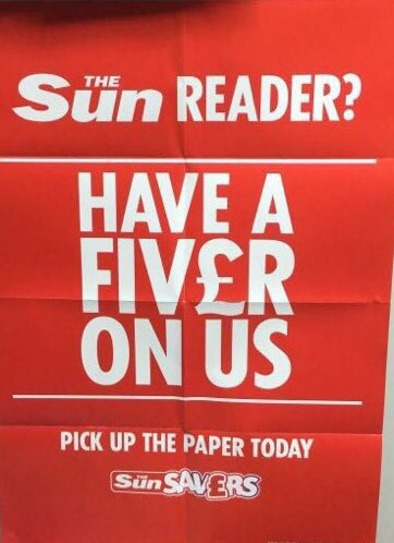 KaraA_NewsUK's tweet photo. #sunsaver make your Friday fab and pick up The Sun now and start collecting for FREE money. 28 codes = Β£5 https://t.co/n3SHfZ22n7
