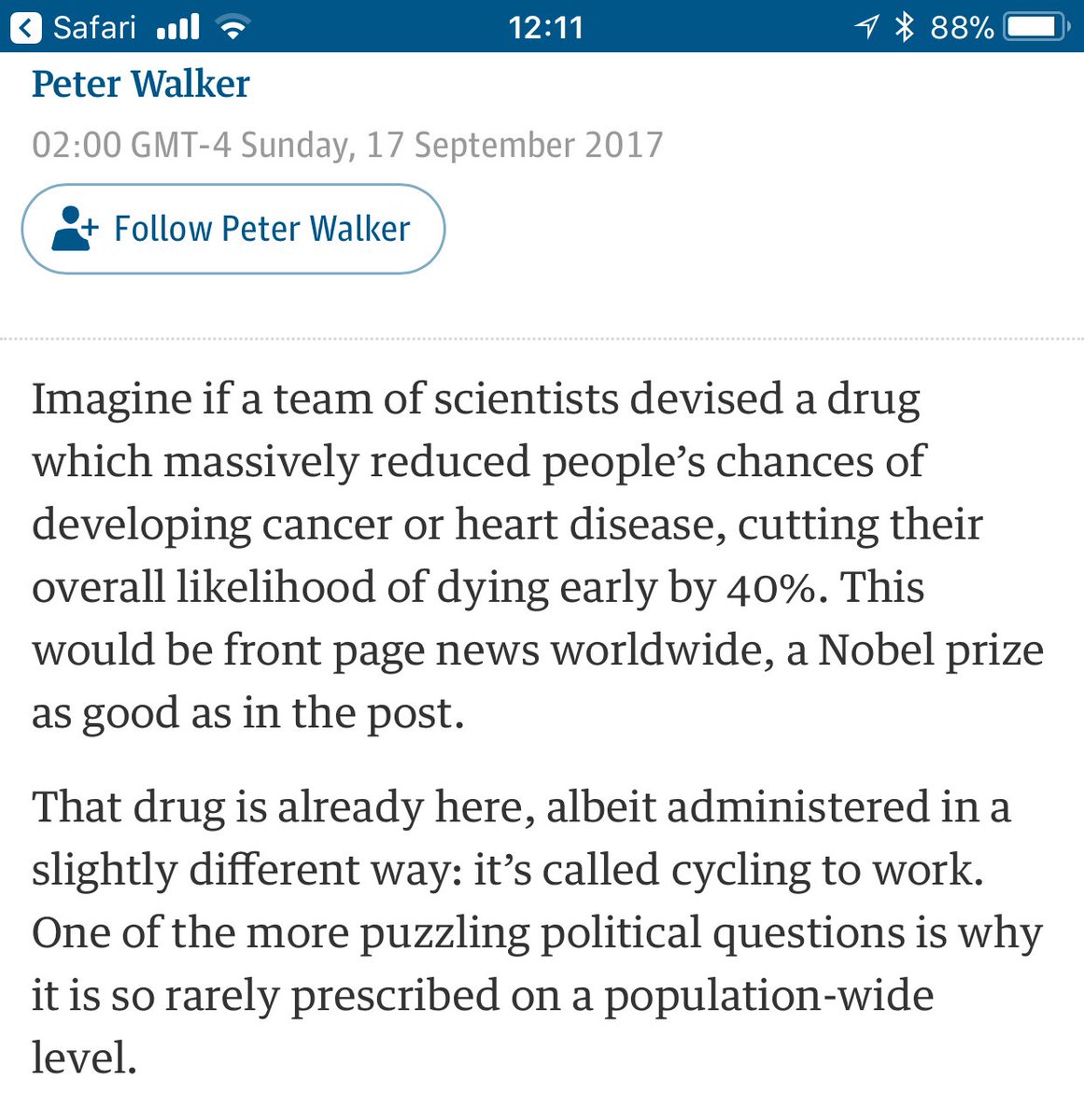It is so, so, simple yet somehow, so hard to action.

<a href="/peterwalker99/">Peter Walker</a> in The Guardian 👇