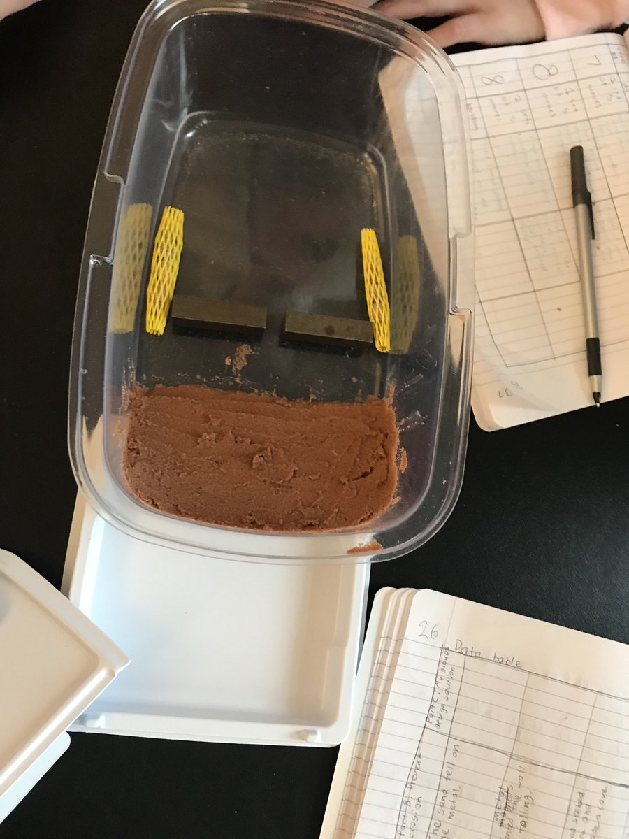 stephanielabuz's tweet photo. Testing our design solutions to slow beach erosion! Which team’s solution will be the winner? #sixthgradescientists @EbingerSchool https://t.co/uqpJ9CJfsA