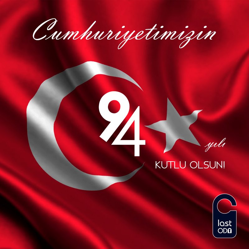 Cumhuriyet 94 yaşında!
29 Ekim Cumhuriyet Bayramımız kutlu olsun. #SonAndaLastOda