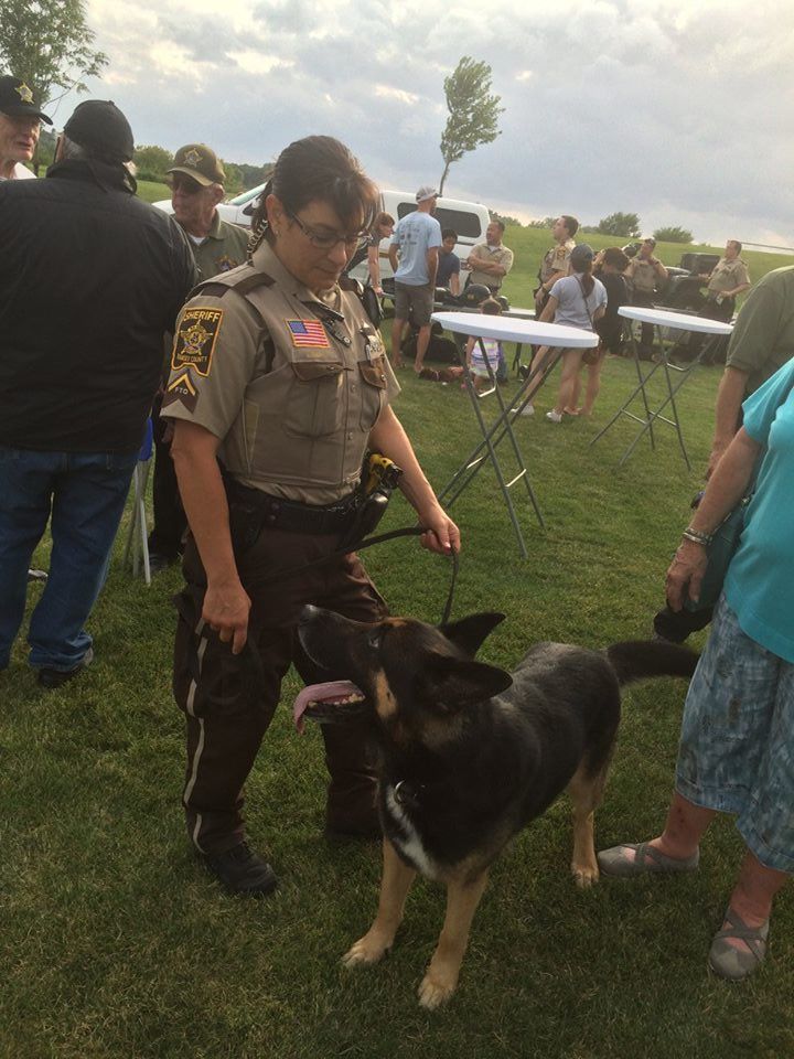 This week we mourn the loss of K9 Reggie (who lost his battle with an illness).  He was a great partner to Deputy Daly.
#NeverForgotten