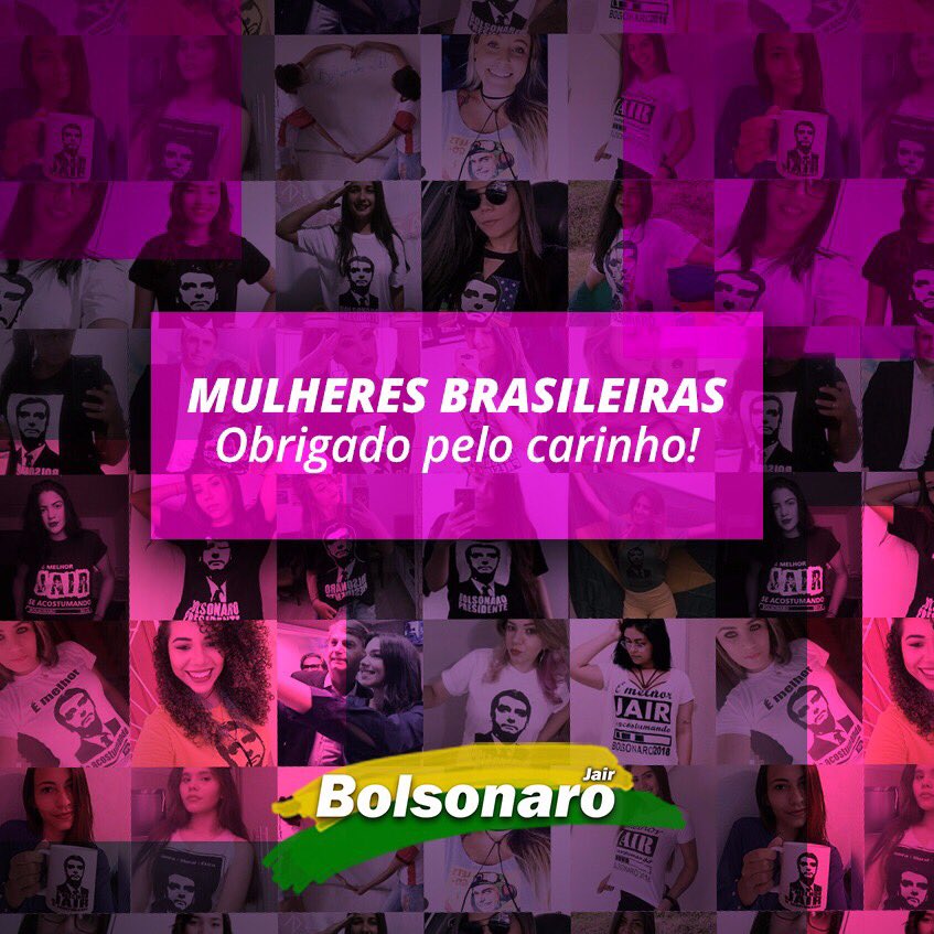 jairbolsonaro's tweet photo. Ao sistema corrupto interessa a mentira e a calúnia para nos derrubar. Agradeço as mulheres que lutam pela manutenção da  verdade! https://t.co/BECCSVSX1w