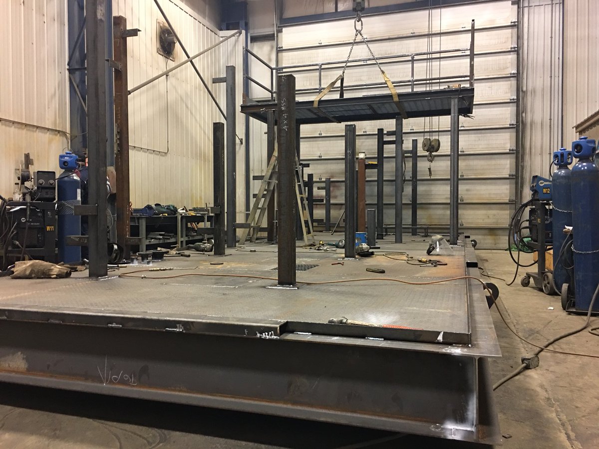 MascoSteel's tweet photo. Another project in progress at Masco Steel Industries. Our operations are CWB Certified and our Welding is completed by Journeymen Welders. https://t.co/P8612c2yvi
