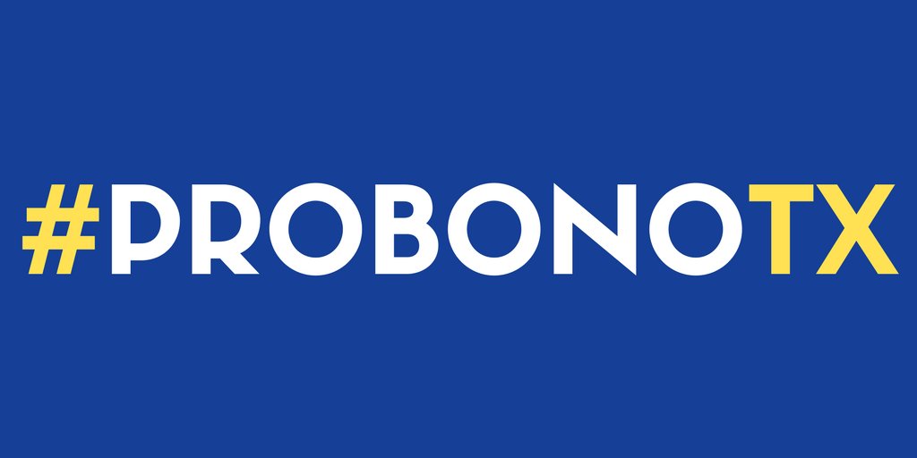 statebaroftexas's tweet photo. We want to hear from you: Share one of your favorite pro bono success stories. #celebrateprobono #ProBonoTX https://t.co/5MGOQMYw0x