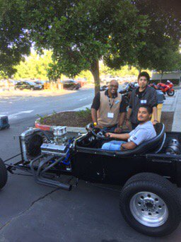 Abraham Lincoln students at the UTI Road Trip Nation Symposium