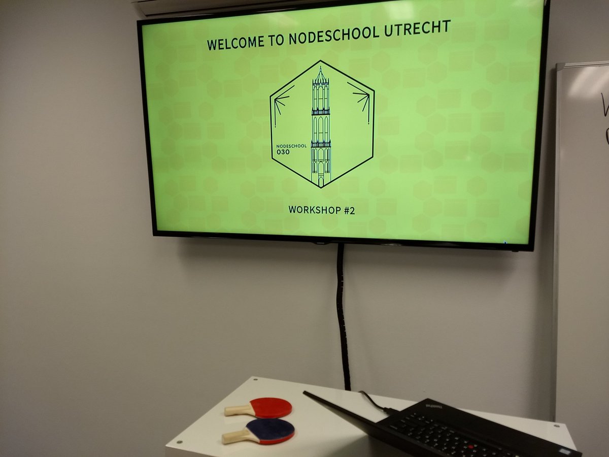 🏫 NodeSchool Utrecht tweet media