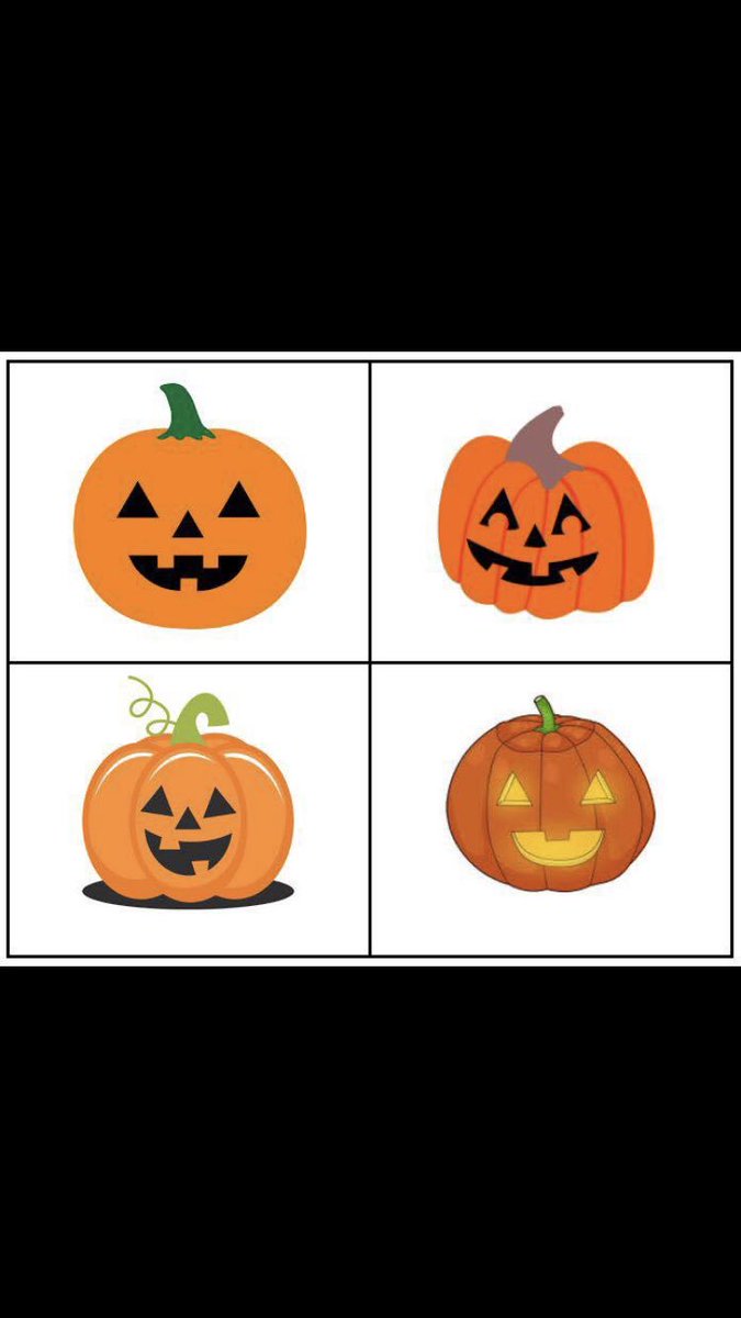 Ms_Winslow_'s tweet photo. What pumpkin doesn’t belong? #criticalthinking #richmathtalk @HSFlames https://t.co/De72Kc4Fqw