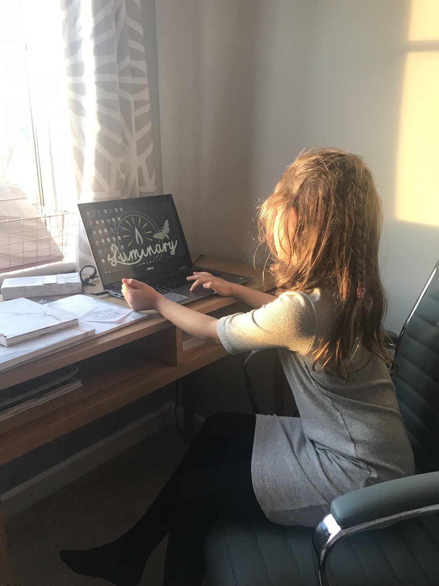 My apprentice....starting her young! #digitalmarketing #learningdigital #Marketing2017