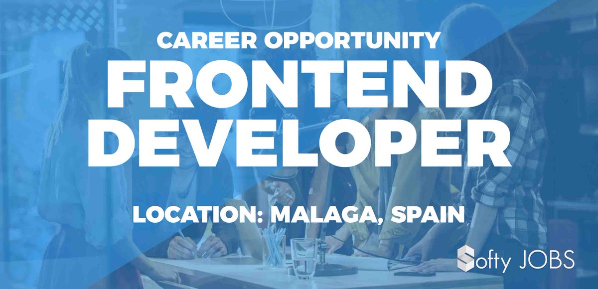 SoftyJobs's tweet photo. ★ NEW JOB ★ FrontEnd Developer in Spain. MORE INFO: https://t.co/OgxVHVEFl9

#jobs #itjobs #developer #careers #software #frontend #spain https://t.co/QGRd0GFnTA