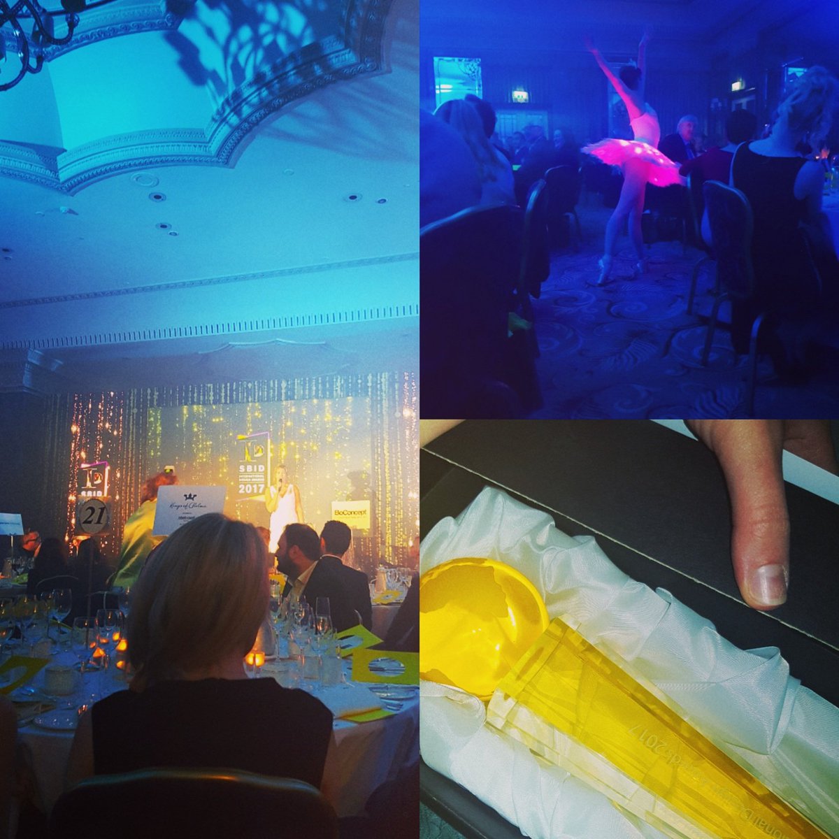 Such an honour to collect an award on behalf of <a href="/ElkusManfredi/">Elkus Manfredi Arch.</a> at this year's #SBID Awards. Huge congratulations! #SBIDawards #officedesign