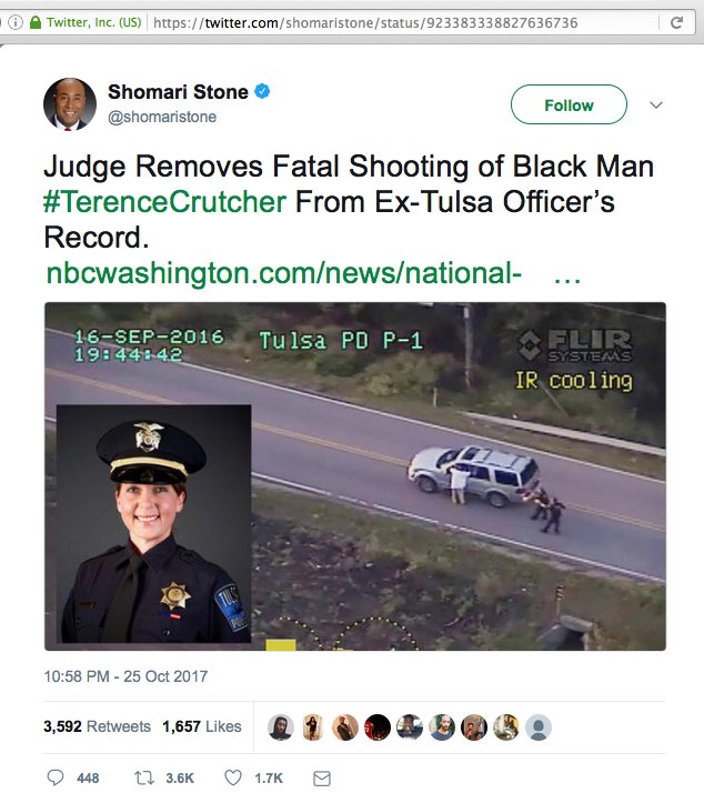 MT <a href="/Ciocia/">Laura, ae, fem. (she/her) 🏴󠁧󠁢󠁳󠁣󠁴󠁿 🇺🇦</a> MT <a href="/francismmaxwell/">Francis Maxwell</a> #WhitePrivilege = you can shoot+kill an unarmed #black man &amp; your record says it didn't happen ~<a href="/shomaristone/">Shomari Stone</a>