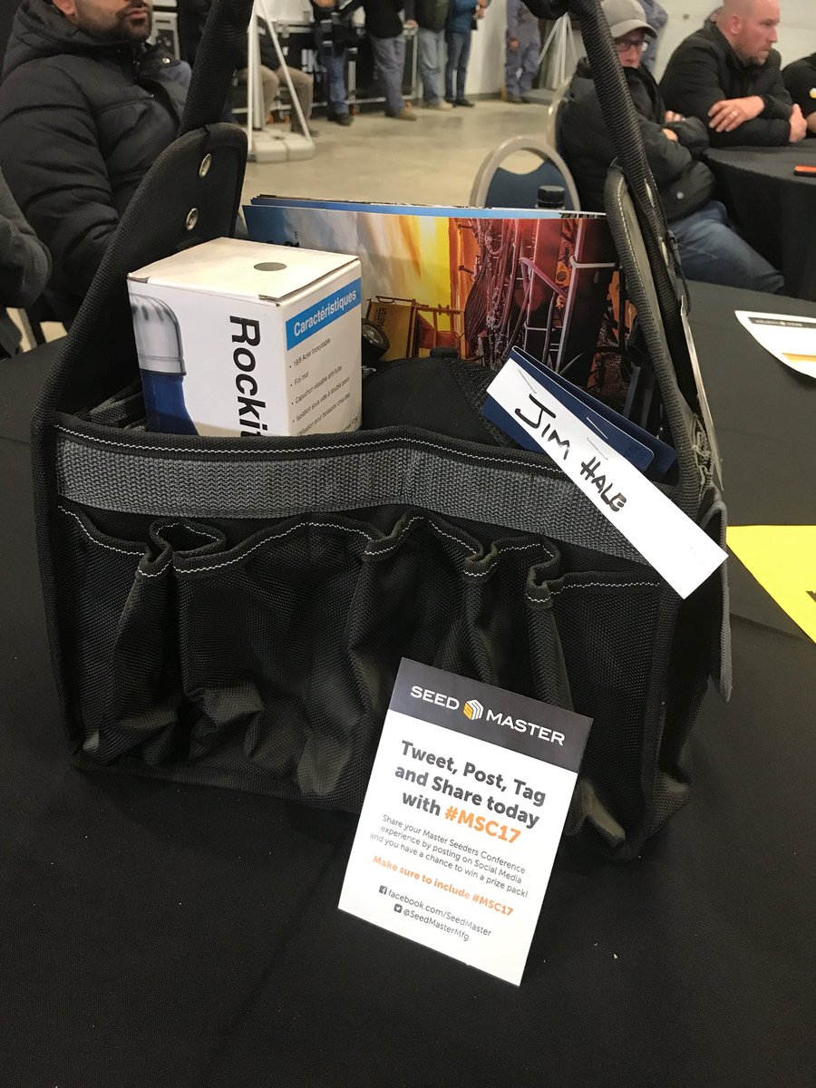 SeedMasterMfg's tweet photo. Thanks for coming to #MSC17! Want to have a chance to WIN great stuff like this?👇Be sure to get your surveys in and join us next year! https://t.co/syxi9cq8Pm