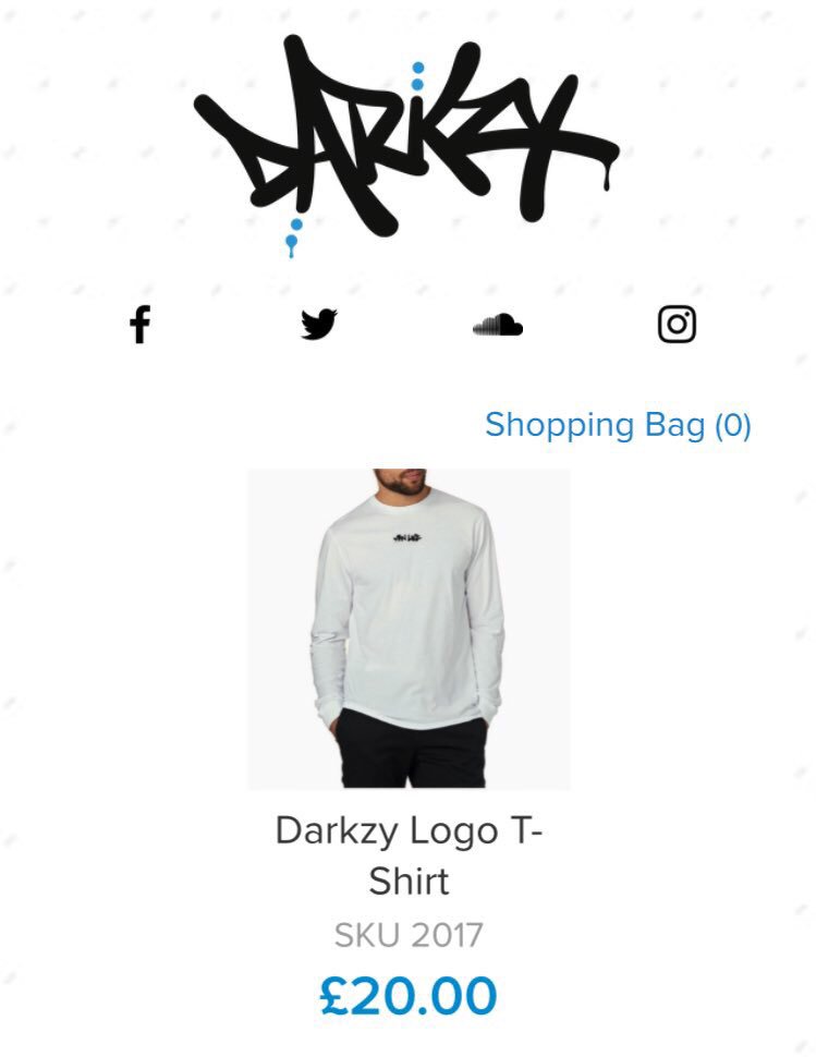 T-Shirts out now on darkzy.co.uk giving ten away RT + like to win!!👻