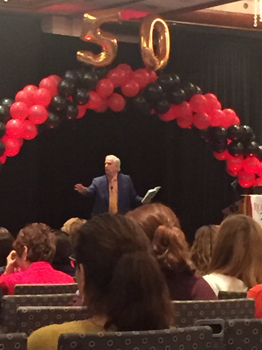 "All children have greatness in them; it is our job to make them fly." Amazing speech from Henry Winkler  #RRWC50 #robbinsvillek12