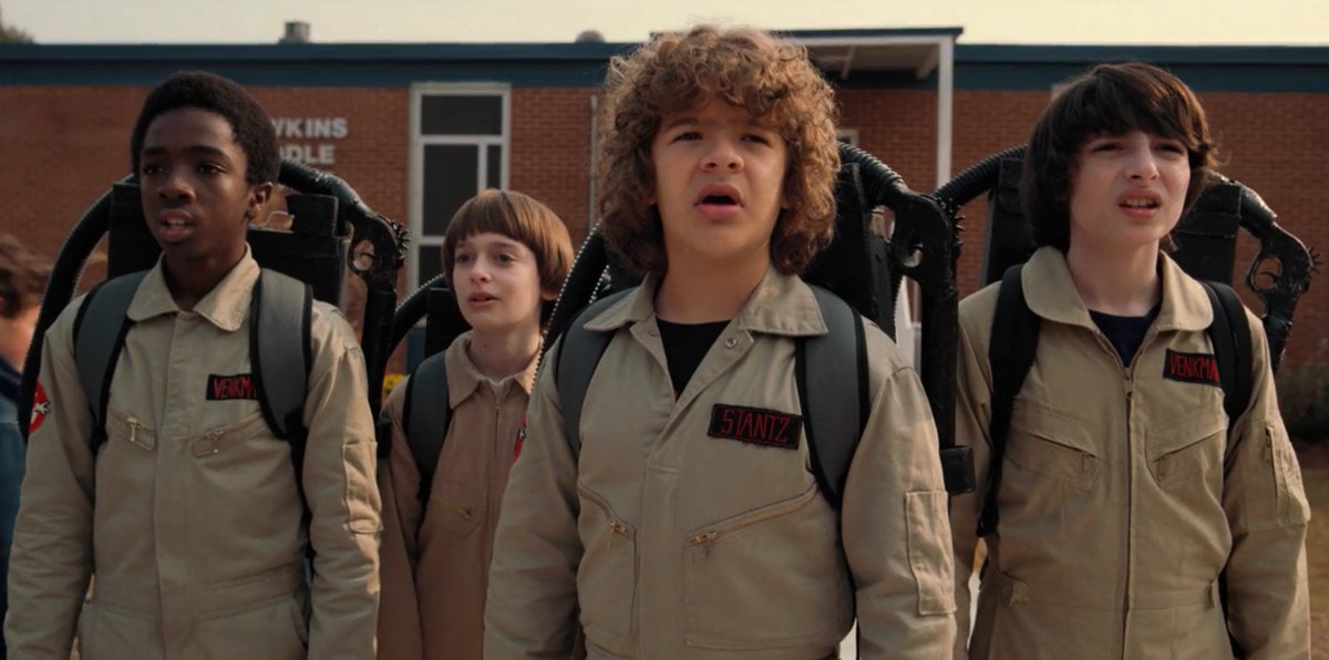 Netflix_CA's tweet photo. Who ya gonna call? The nerds is absolutely right. #StrangerThings https://t.co/04r5VxrBTK
