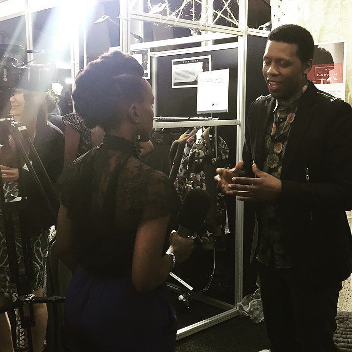 safashionweek's tweet photo. Post show interview with @ephymol at the #CapeWoolSA stand at @sandtoncitymall #SAFW #AW18 https://t.co/b1rUeedH3H https://t.co/SbqFfyrs7N