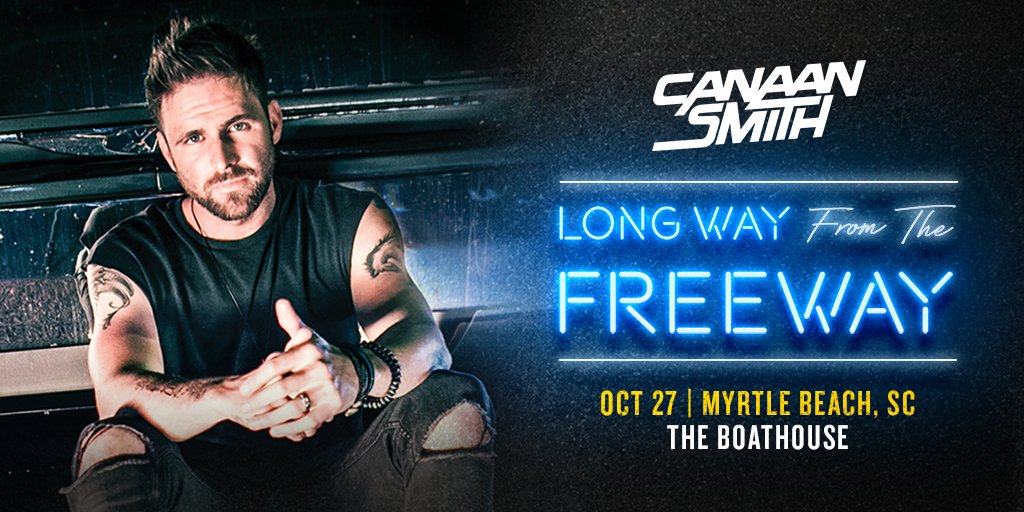 Gotta FREE SHOW tonight in Myrtle Beach! Y’all coming out to <a href="/theboathousemb/">The Boathouse MB</a>?! 🤘🏻🌊  canaansmith.com/tour/